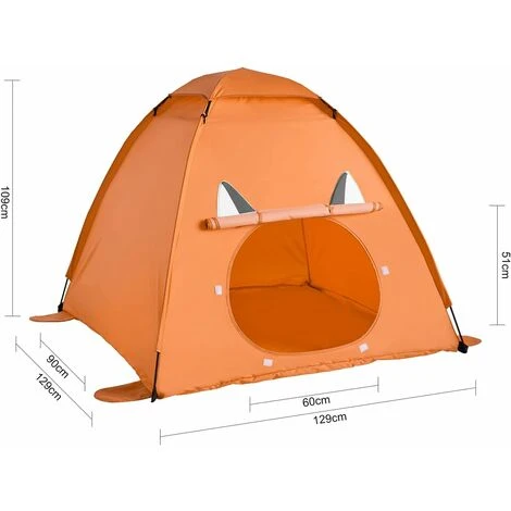 SoBuy Indoor Outdoor Children Pop-up Tent Foldable Children Tent Children Kids Play Tent,OSS05 - Image 3