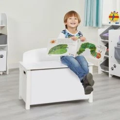 Liberty House Toys Kids Classic White Toy Box