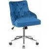 Costway Adjustable Velvet Accent Armchair Upholstered Home Office Chair 360Â¡Ã£ Swivel