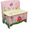 Fantasy Fields Toy Furniture Magic Garden Storage Bench - L59 X W40 X H60 Cm - Pink/Green