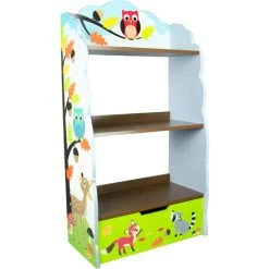 Fantasy Fields Toy Furniture Enchanted Woodland Bookshelf - L58 X W27 X H106 Cm - Blue/Green