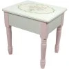 Fantasy Fields Toy Furniture Bouquet Play Vanity Stool - L36 X W27 X H37 Cm - Pink/White