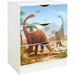 Leomark White Chest Of Drawers - ROMA – Jurassic