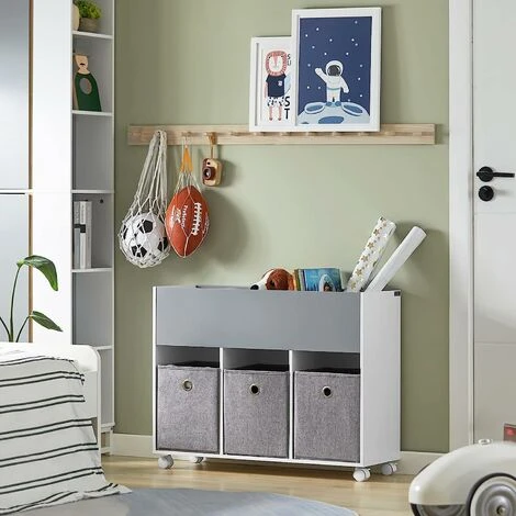 SoBuy Children Toy Storage Bookcase Book Shelf,KMB61-HG - Image 2