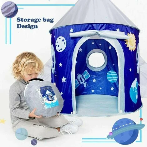 GTA For Toddler Kids - Ideal Gifts For Indoor And OutdoorInteresting Foldable Space/Dinosaur Play Tent2 - Image 2