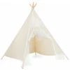 Casart Kids Lace Teepee Tent Foldable Children Play Tent W/ 4 Wooden Poles