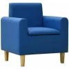 ERHOPE Blue Leatherette Children's Sofa